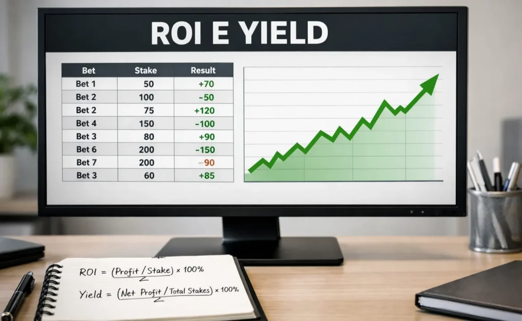 ROI yield scommesse performance metriche